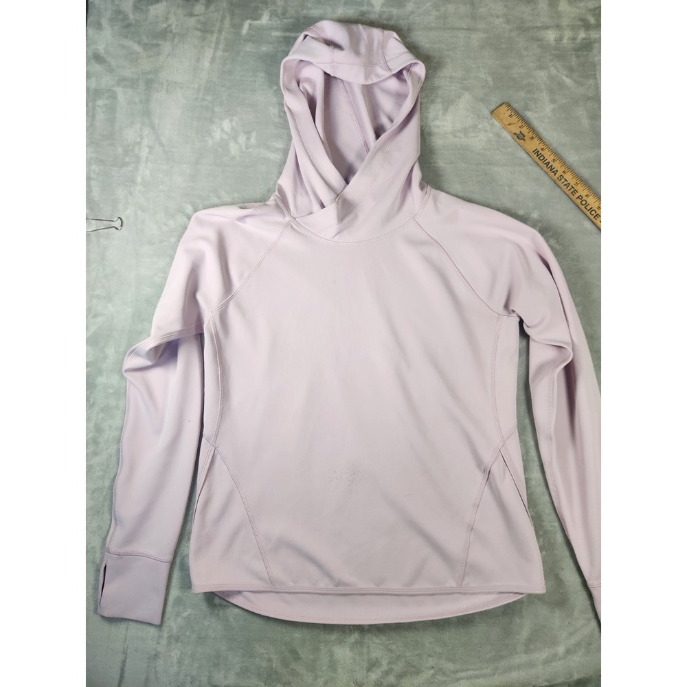 Cutter‎ & Buck Women's Small Lilac Hoodie, CB DryTec Pullover with Thumbholes